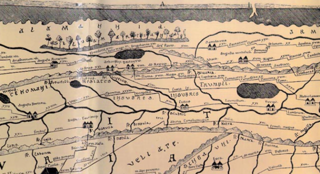 Peutingersche Tafel (Tabula Peutingeriana)