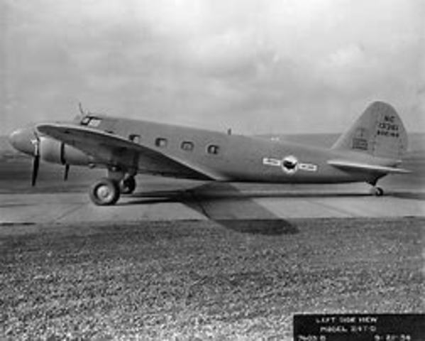 First modern commercial airliner