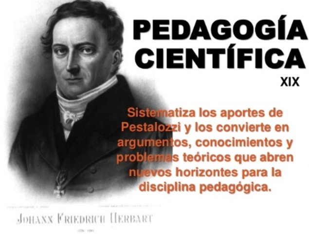 Herbart - Propone término pedagogía