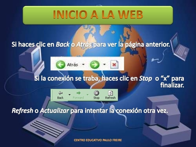 Inicio de la Web