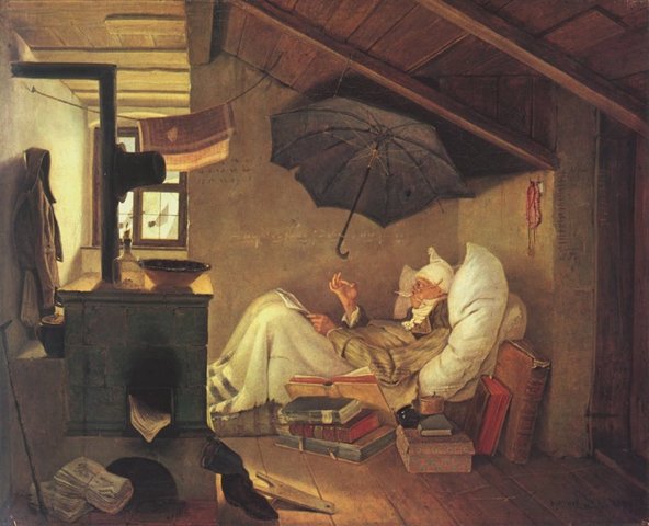 El poeta pobre. Carl Spitzweg