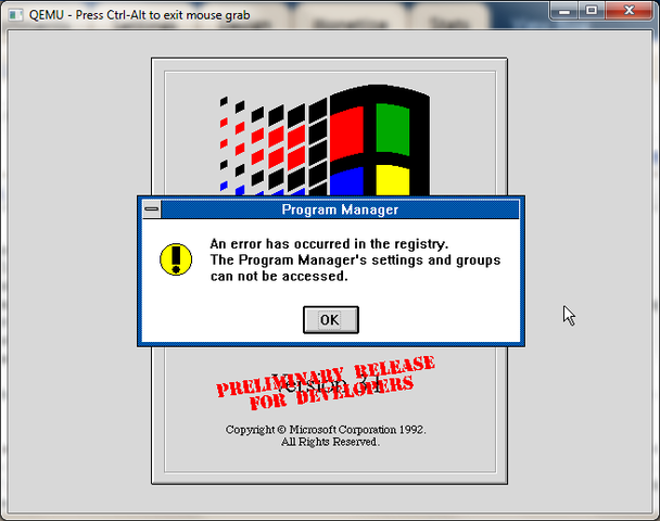 Beta de Windows NT 3.1