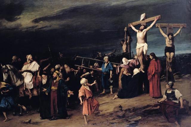 Romans execute Jesus to death in Jerusalem