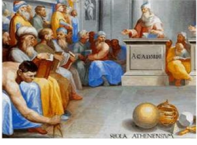 La Academia de Platón (387a.C.)