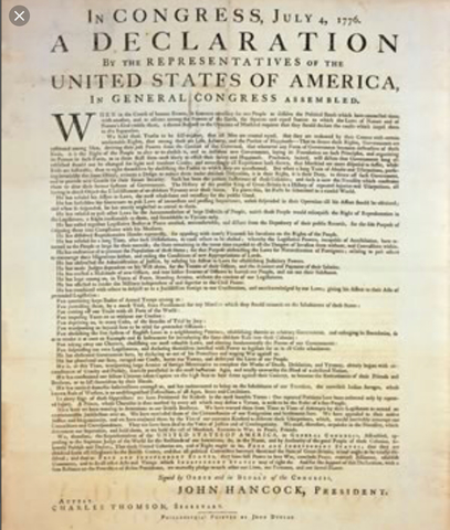 Declaration of Independence