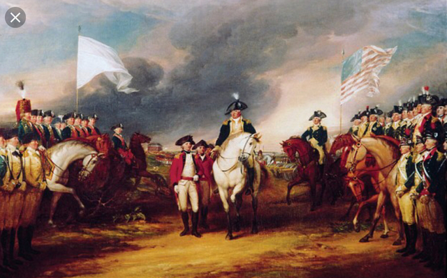 General Cornwallis Surrenders at Yorktown