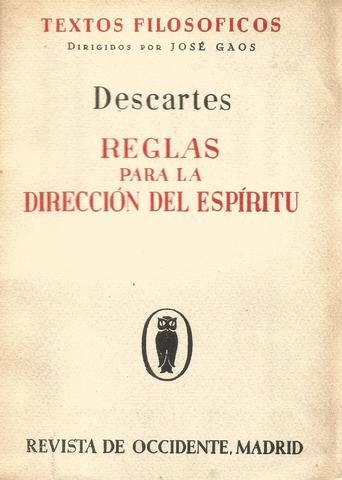 Reglas para la dirección del esíritu
