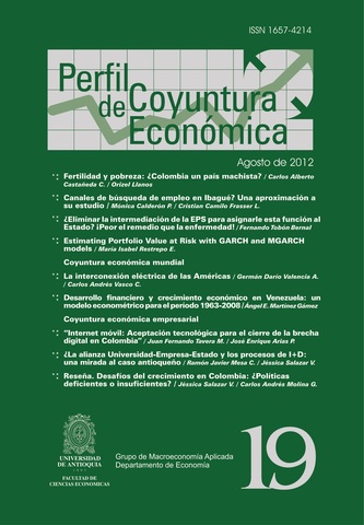 Publicación en Revista Coyuntura Económica