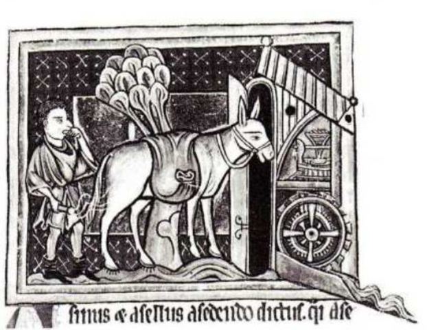 Primer mención de un batán  en Alemania