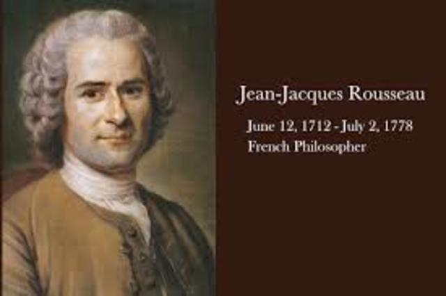 1762 JEAN JAQUES ROUSSEAU.