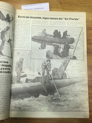 El vuelo 90 de Air Florida se accidenta