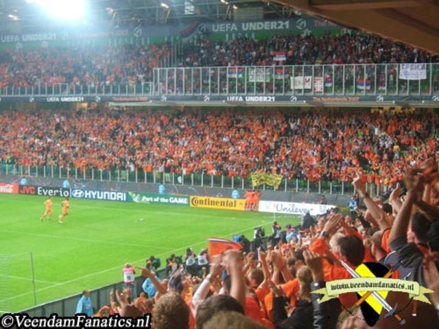 Eerste interland jong oranje