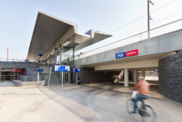 Station Europapark 2012. officiële opening 10 december 2012.