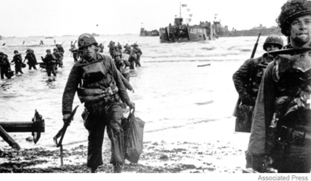 Allied forces invade Germany (D-day)