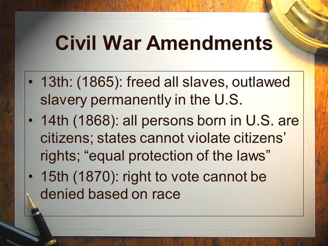Civil War Amendments
