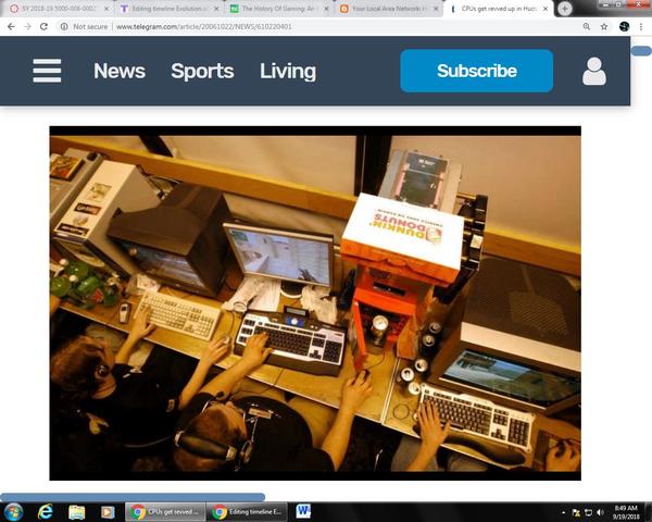 The LAN Party becomes Popular