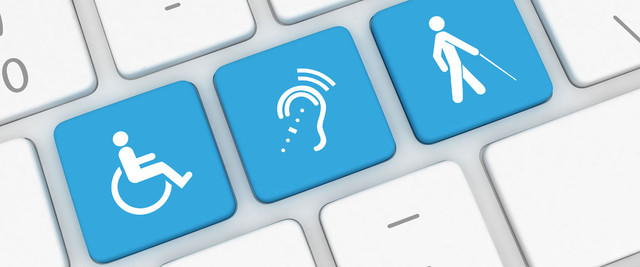 Concepto de la accesibilidad electrónica (eAccessibility).