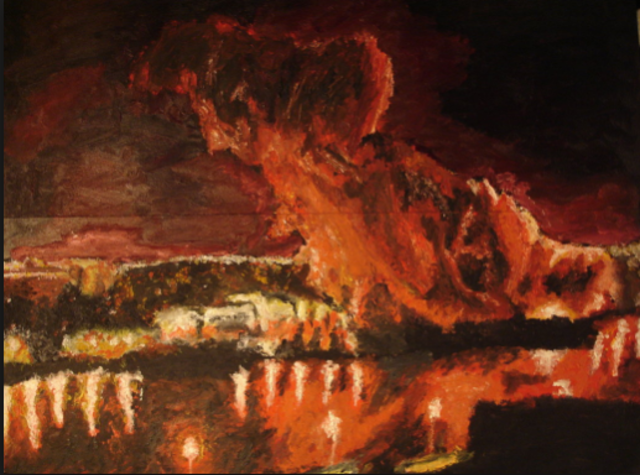 Mongols burn Baghdad