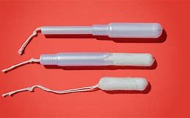 the first publised tampon