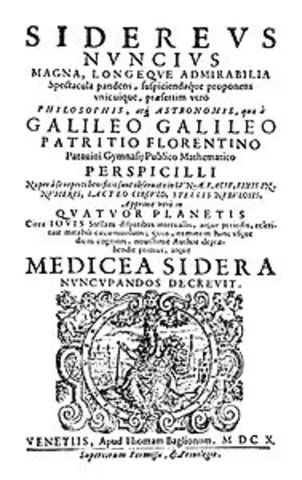 Galileo Galilei - Sidereus Nuncius