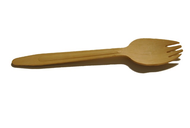 Wooden model spork