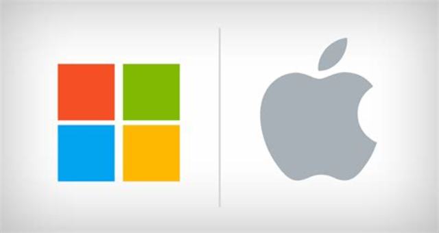 Apple and Microsoft.