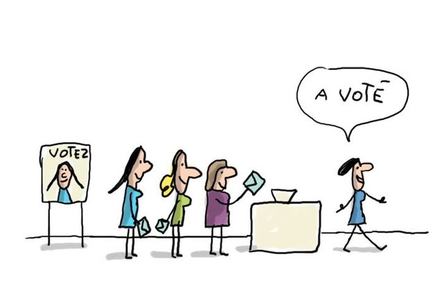 Les femmes ont le droit de vote