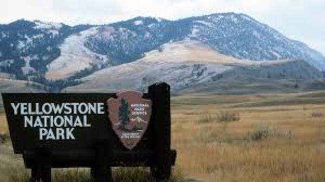 Yellowstone Park founded