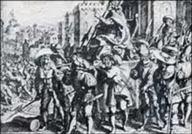 Invading armies sack Rome