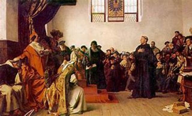 The Church excommunicates Martin Luther