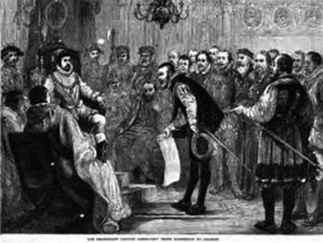 The Peace of Augsburg divides Germany