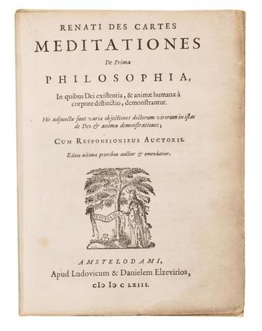 Segunda obra de Descartes: Meditationnes de Prima Philosophia