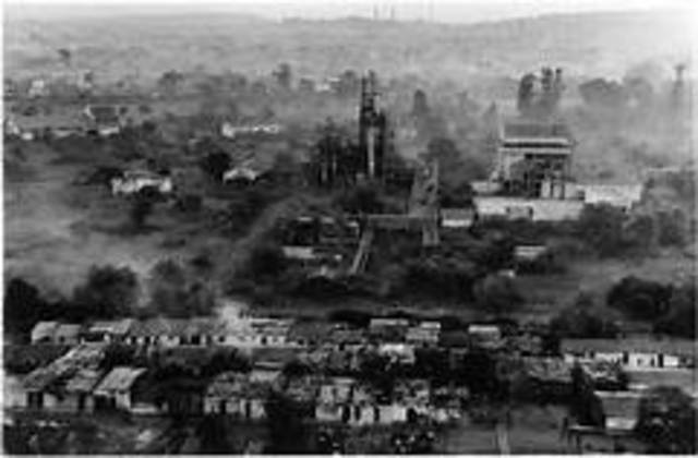 Bhopal chemical toxic cloud