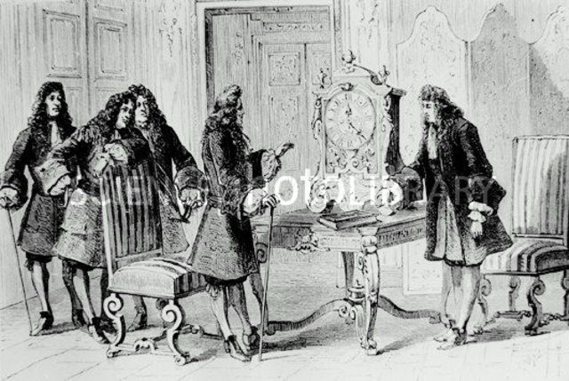 Huygens patenta su invento del reloj de péndulo