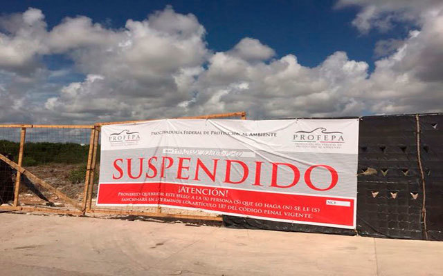 Suspención de obras