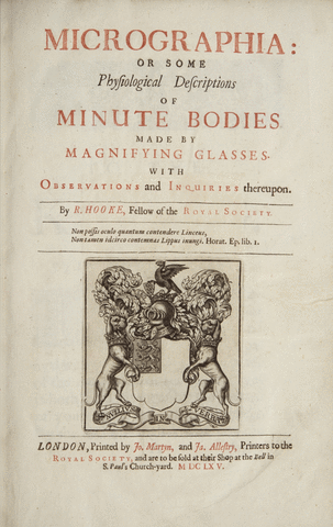 Micrographia de Robert Hooke