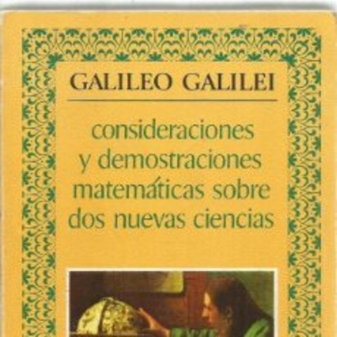 Se publica "Dos ciencias nuevas"