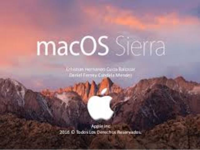 macOS sierra