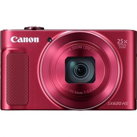 Canon PowerShot SX620 HS 20.2MP Roja Kit Tarjeta 8 GB + Funda