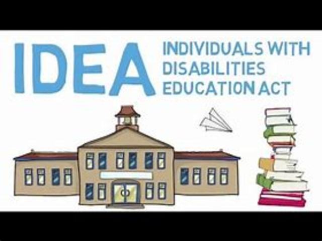 Individuals with Disabilities Education Act (IDEA) is passed
