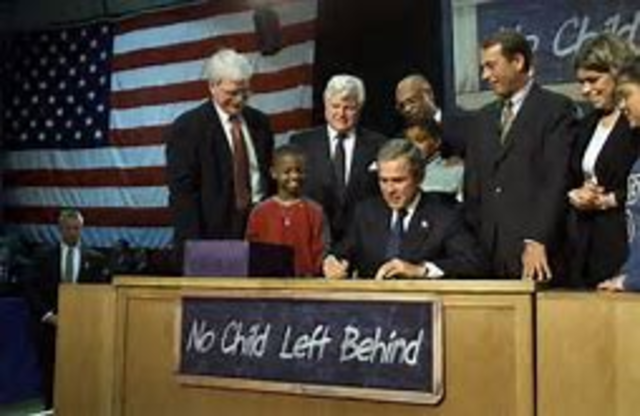 No Child Left Behind Act (NCLB) is passed