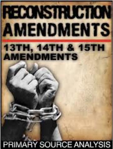 Civil War Amendments " (13, 14, 15)