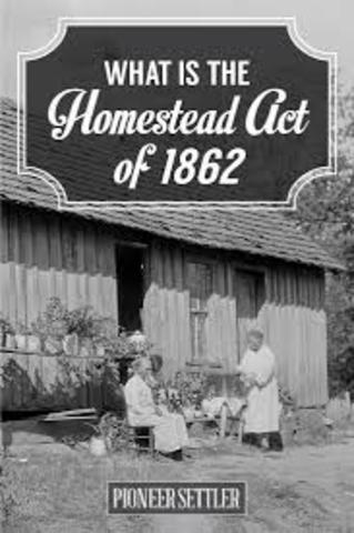Homestead act of 1862