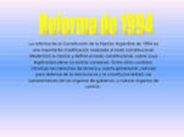 reforma de 1994