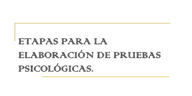 “TECHNICAL RECOMMENDATIONS FOR PSYCHOLOGICAL TEST AND DIAGNOSTIC TECHNIQUES”