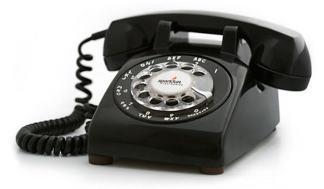 toys (old fashioned telephone)