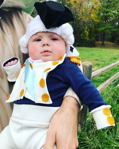 George Washington first kid
