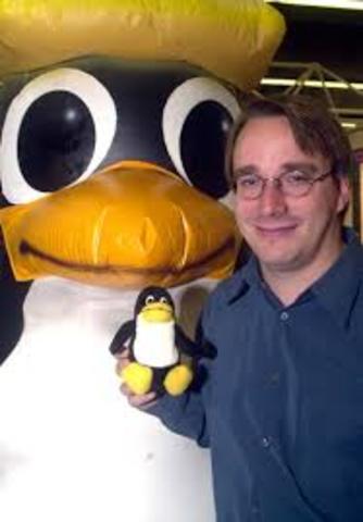 1991an Linus Torvalds Linux-en lan egiten hasi zen