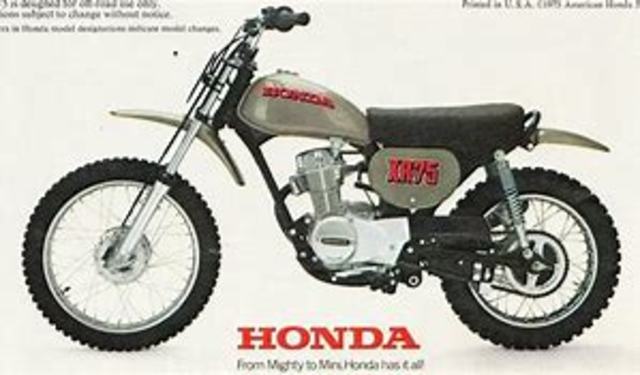 The first honda dirtbike
