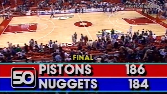The Highest Scoring NBA Game